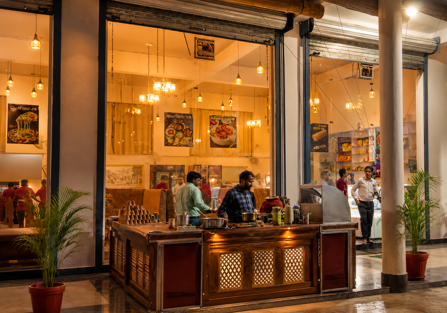 Restaurant interior