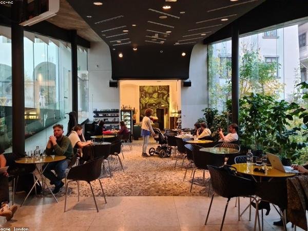 Cafe seating area